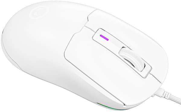 Фото - Мышь проводная игровая Lorgar MSA10 Ultralight Wired Gaming White (LRG-MSA10-WH)