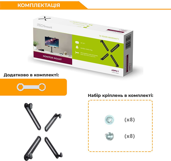 Фото - Крепление настольное iTECH ADPU-1