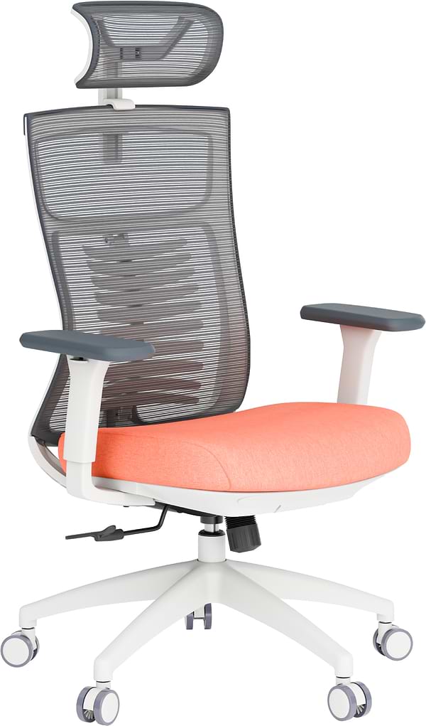Фото - Кресло офисное OfficePro Balance (OC550-W-DG-OR) White/Dark Gray/Orange