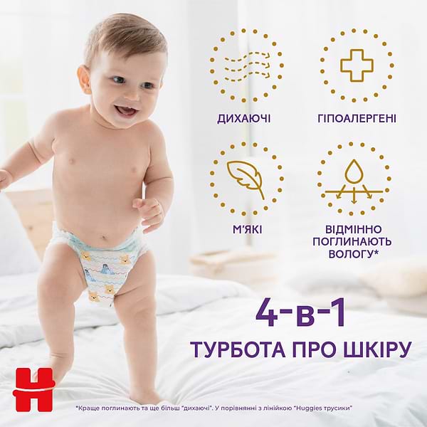 Фото - Одноразовые подгузники-трусики Huggies Elite Soft Pants Размер 5 (12-17кг), 34 шт. (5029053549354)