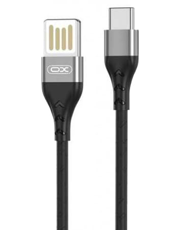 Кабель синхронізації даних XO NB188 2.4A Type-c 1m Gray (6920680879700)