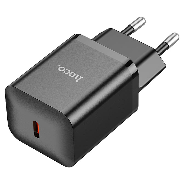 Фото - Сетевое зарядное устройство HOCO N27 PD20W charger Black (6931474783448)
