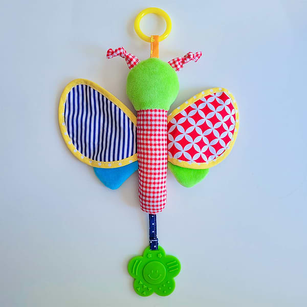 Фото - Погремушка Macik палочка Ферма Бабочка (МС 010302-01)