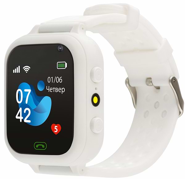 Фото - Дитячий годинник AmiGo GO009 Camera+LED WIFI White