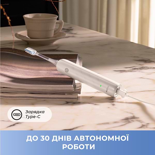 Фото - Зубна щітка електрична Mova Fresh Black (ATB13A-BK)