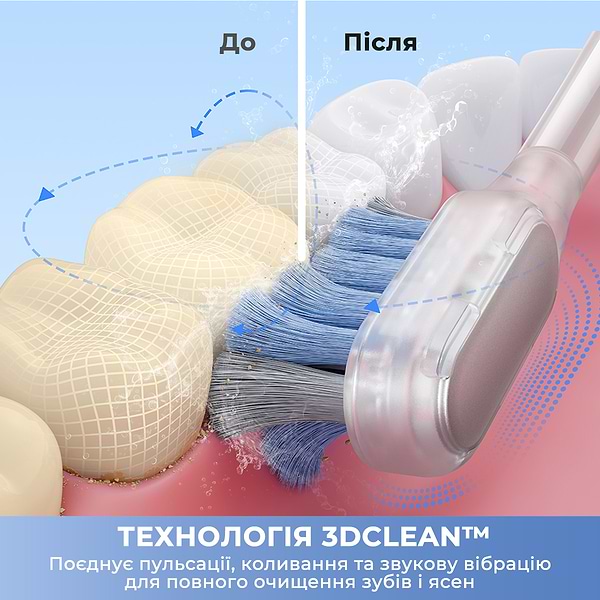 Фото - Зубная щетка электрическая Mova Fresh Pro Sliver (ATB15A-SIL)