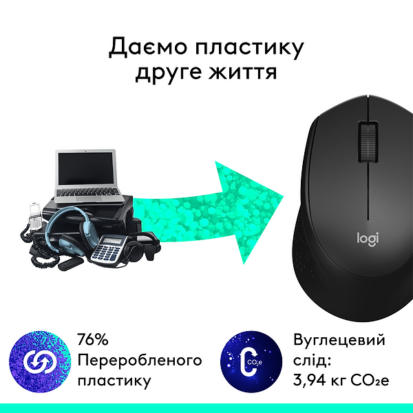 Фото - Мышь беспроводная Logitech M280 WL Black (910-004287)
