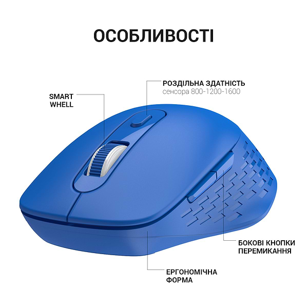 Фото - Миша бездротова OfficePro M230C Silent Click Wireless Blue (M230C)