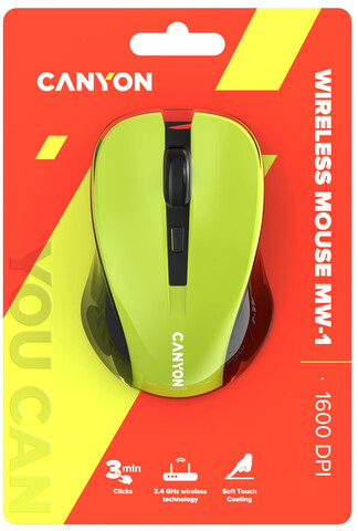 Фото - Мышь беспроводная Canyon CNE-CMSW1Y