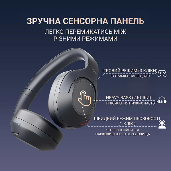 Фото - Гарнітура бездротова Fifine X3 Wireless Black