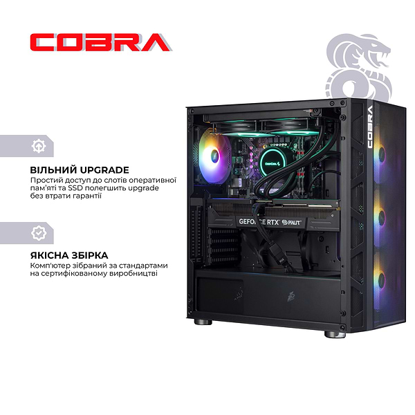 Фото - Системний блок Cobra Gaming (I17KF.32.S5.38.F3091)