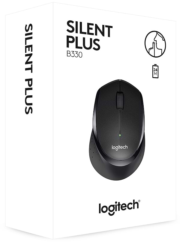Фото - Мышь беспроводная Logitech B330 Silent Plus (910-004913) Black USB