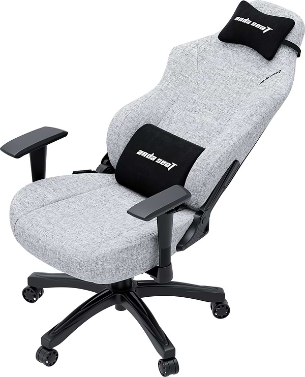 Фото - Крісло для геймерів Anda Seat Luna Size L Grey Fabric (AD18-44-G-F)