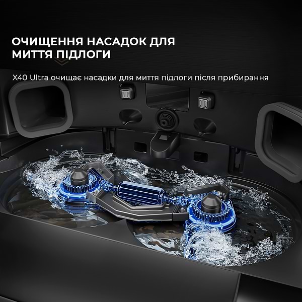 Фото - Робот-пилосос миючий Dreame Bot X40 Ultra Black (RLX63CE-Bl)