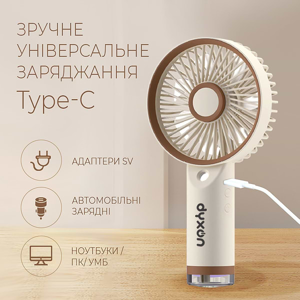 Фото - Вентилятор портативний  Dyxon MEGAFAN 3003 White (DXNFNMGFN3003W)