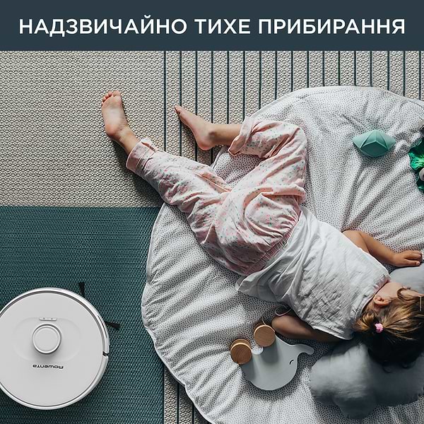 Фото - Уценка - Робот-пылесос моющий Rowenta RR8567WH