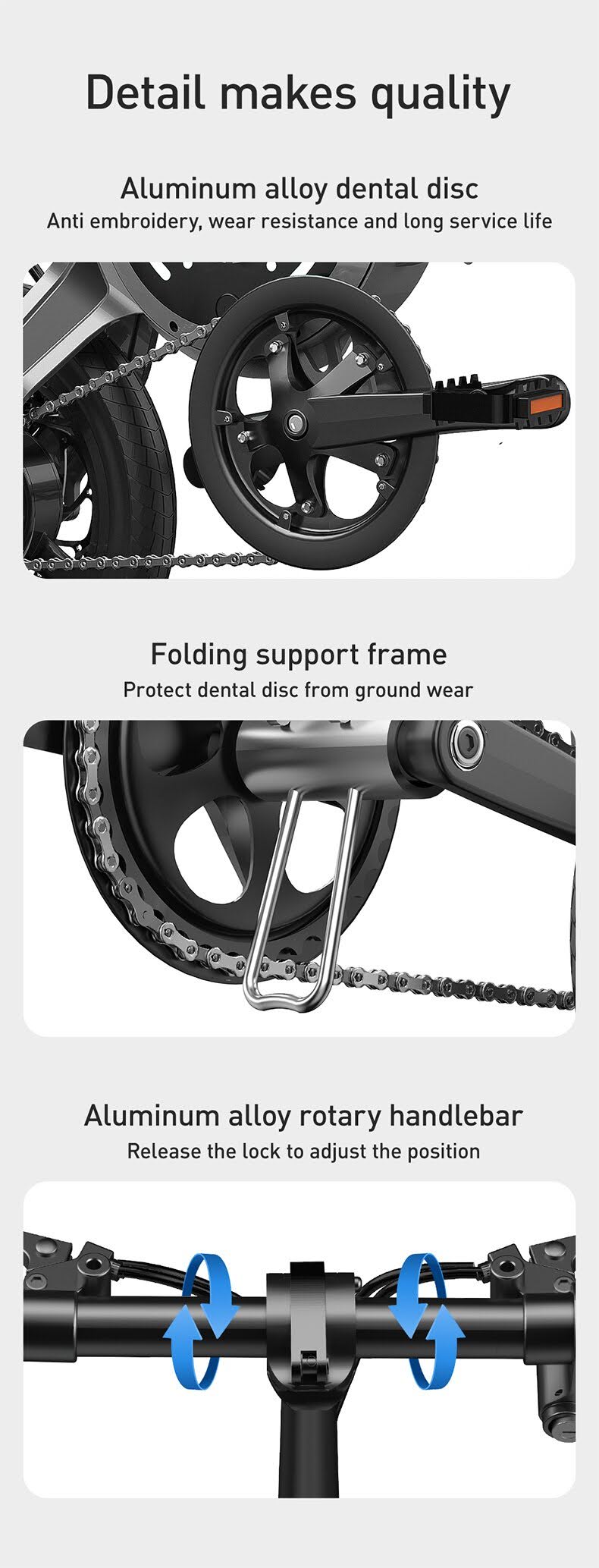 Фото - Уцінка - Електровелосипед Zhengbu D8 Matt Series Black