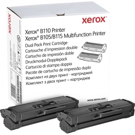 Картридж-тонер Xerox for B105/B110/B115 Black (006R04964) Dual Pack