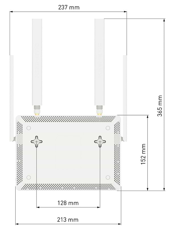 Фото - Маршрутизатор інтернет WiFi6+4G Keenetic Keenetic Hero 4G+ ( KN-2311)
