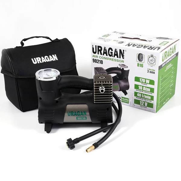 Фото - Автокомпрессор URAGAN 90210