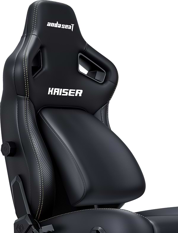 Фото - Крісло для геймерів Anda Seat Kaiser 4 Size L Black Premium PVC (AD12YDDC-L-20-B-PV/C)