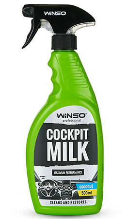 Поліроль для авто Winso COCKPIT MILK Coconut молочко для панелі приладів 500мл (810850)