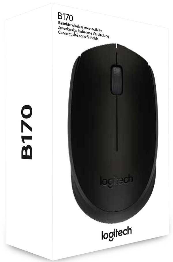 Фото - Мышь беспроводная Logitech B170 USB Black (910-004798)
