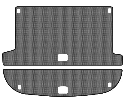 EVA килимок в багажник авто EVAtech для Santa FE (CM) 5 seats Hyundai 2006-2010 2 покоління SUV EU (HY33306BE2SGB)