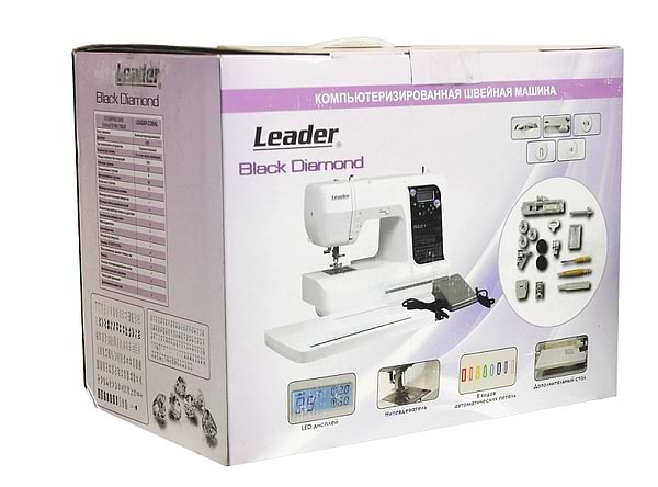 Фото - Швейна машина Leader Diamond Black