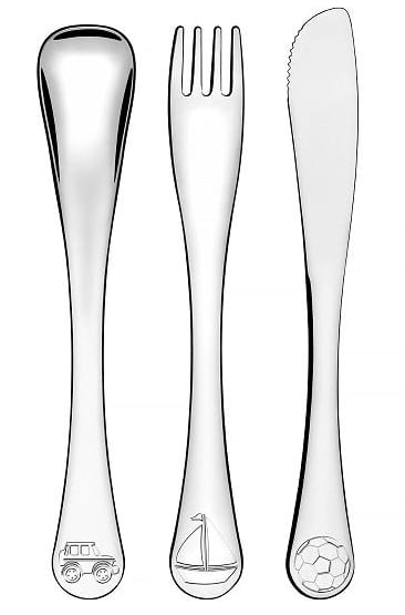 Дитячий набір столових приладів Tramontina Le Petit blue 66973/000 3 пр.