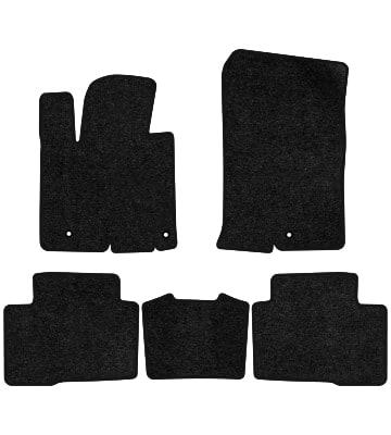 Коврики ворсовые в салон авто EVAtech Standard для Hyundai Tucson (NX4) Hybrid (Long base) 2021 4 поколение SUV USA черный кант HY44196C5KH3VEB