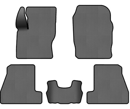 EVA коврики в салон авто EVAtech для Focus (C346) Ford 2011-2018 3 поколение Sedan EU FD32626C5RGB