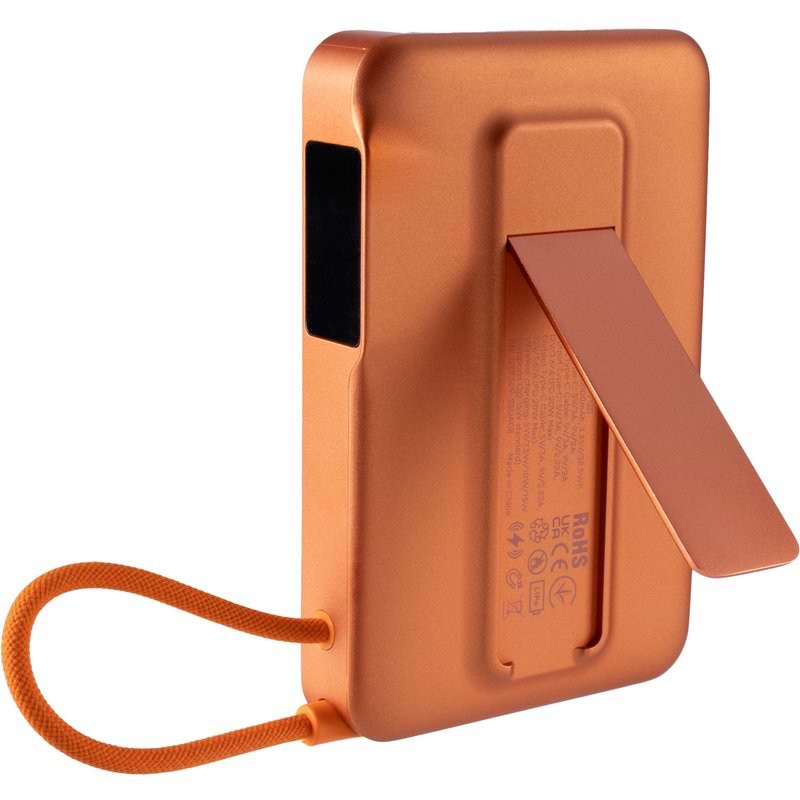 Фото - Батарея мобільна Gelius Fluxen Magnetic Wireless Charge Qi2 15W 10000mAh (GP-PBW120) Orange