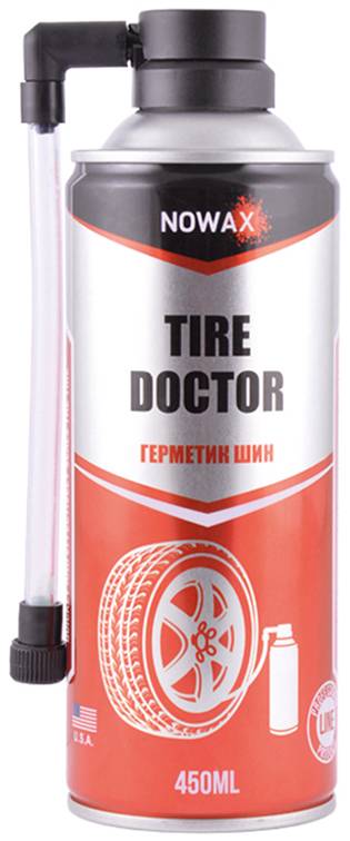 Герметик NOWAX шин Tire Doctor 450 ml (NX45017)