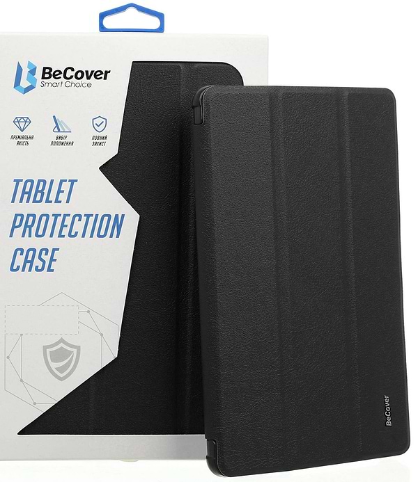 Фото - Чохол для планшета BeCover Tri Fold Soft TPU з кріпленням Apple Pencil for Apple iPad Air (4/5) 2020/2022 10.9'' Black (711106)
