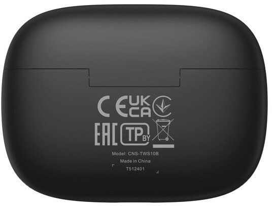 Фото - Наушники вкладыши беспроводные TWS Canyon OnGo TWS-10 ANC ENC Deep Black (CNS-TWS10B)