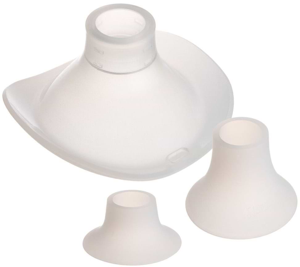 Аксесуар до молоковідсмоктувача Canpol babies Запасні силіконові лійки Hands-Free (24, 21 і 19 мм) (20/108)