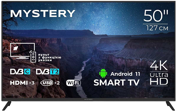 Фото - Телевизор Mystery MTV-5060UDT2 Black