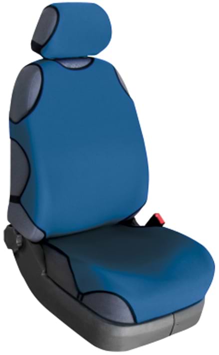 Комплект накидок на сидіння автомобіля Beltex Delux 2 шт. без підголовників Темно-синій (BX12710)