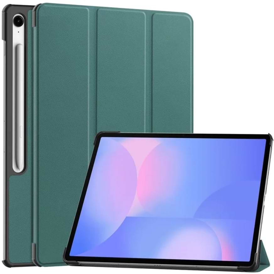 Чохол для планшету BeCover Smart Case for Samsung Galaxy Tab S10 FE Plus (SM-X620/SM-X626) 13.1" Dark Green (713383) - Фото 1