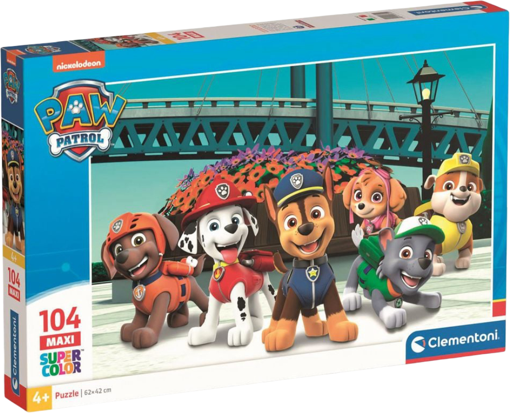 Пазли (3-4 роки) Clementoni Paw Patrol серія MAXI 104 ел. (23755) - Фото 1