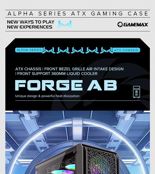 Фото - Корпус Gamemax Forge AB