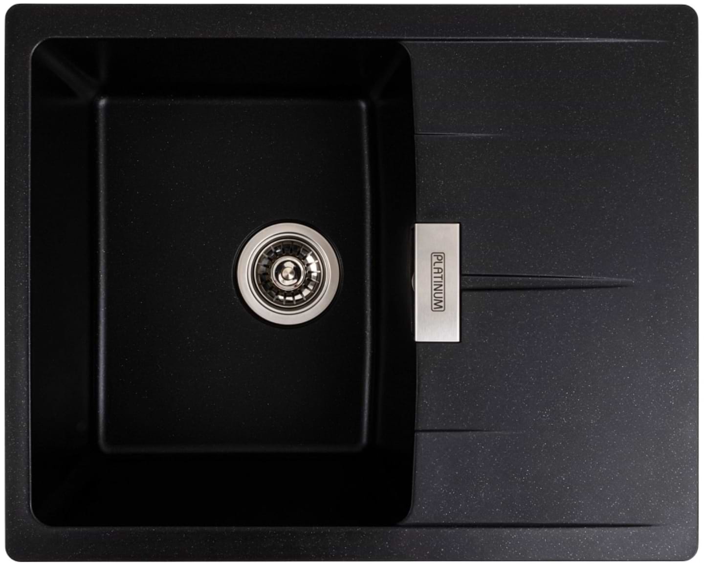 Мийка кухонна VALESO 6250 ZIRKONE матовий Чорний металік