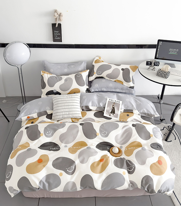 Фото - Комплект постільної білизни Home Line НЕДІЛЬНИЙ РАНОК 200 x 220 см сатин (183034)