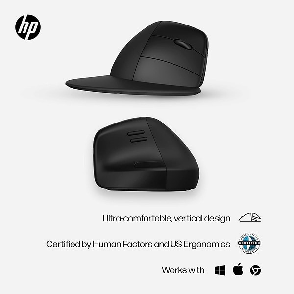 Фото - Мышь беспроводная HP 920 Ergonomic Vertical WL/BT (6H1A4AA)