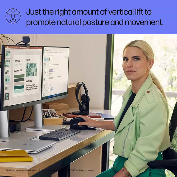 Фото - Мышь беспроводная HP 920 Ergonomic Vertical WL/BT (6H1A4AA)