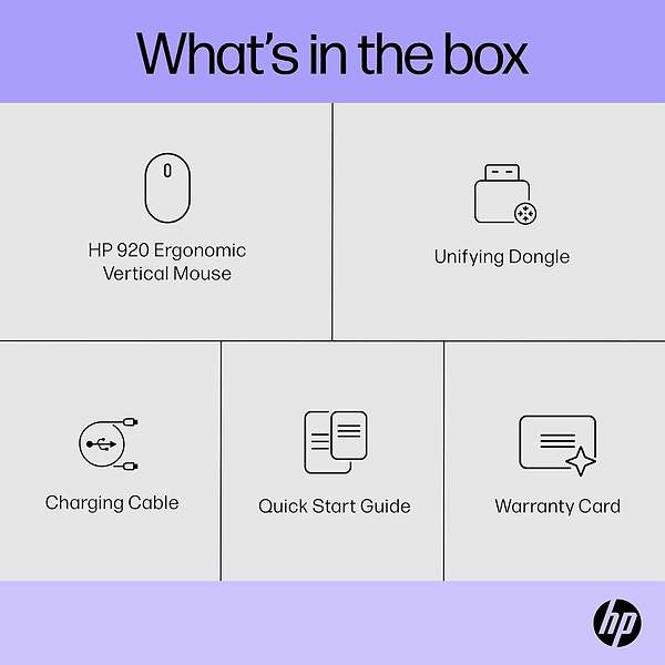 Фото - Мышь беспроводная HP 920 Ergonomic Vertical WL/BT (6H1A4AA)