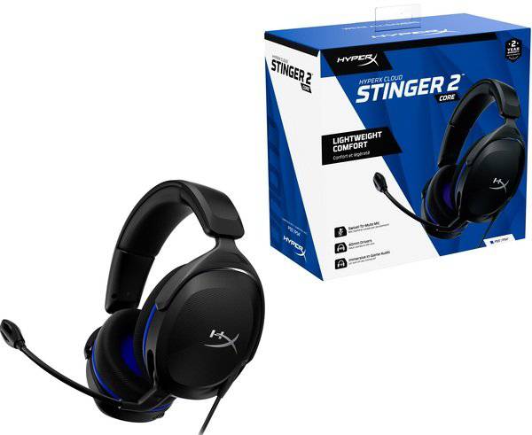Фото - Гарнітура дротова ігрова HyperX Cloud Stinger 2 Core PS5/PS4 mini-jack (6H9B6AA)