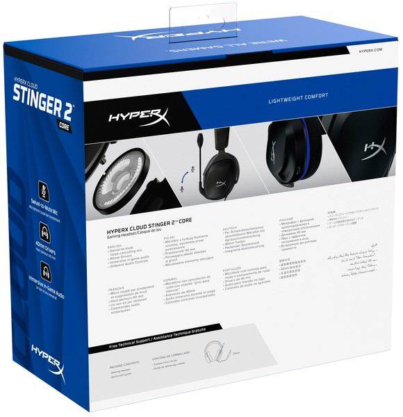 Фото - Гарнітура дротова ігрова HyperX Cloud Stinger 2 Core PS5/PS4 mini-jack (6H9B6AA)