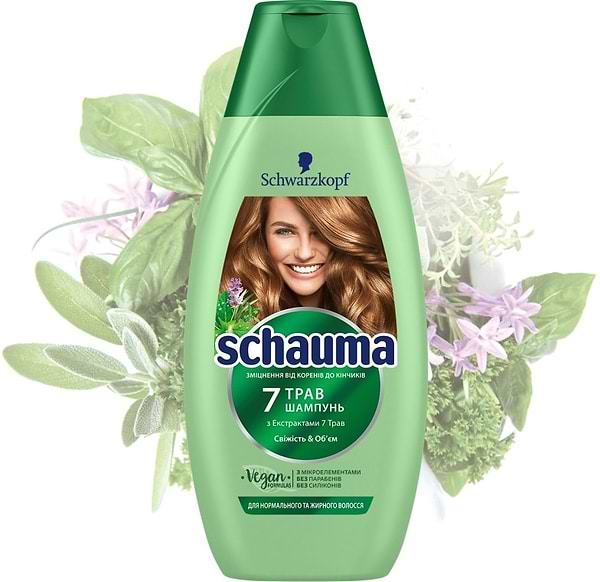 Фото - Шампунь женский Schauma 7 Трав 400 мл (3838824086750)